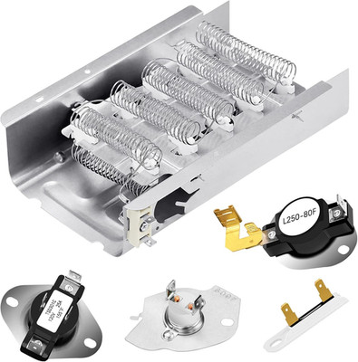 Heating Element for Whirlpool Dryer WED4815EW1 WED5300SQ0 WED5000DW2 WED4800BQ1