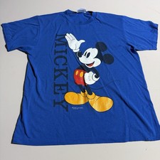 Vintage 80s Mickey Mouse Disney T-Shirt Medium USA Single Stitch
