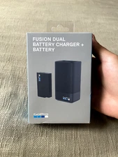 GoPro Fusion Dual Battery Charger with Extra Battery and Charger - Black