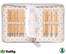 Tulip Interchangeable Bamboo Circular Needle Set Carry C Long Gray TCC-07 702K1