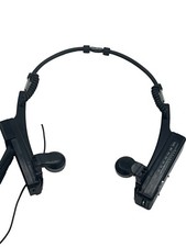 Vintage Toshiba RP-2030 Compact Folding AM FM Stereo Headphones Rare Black
