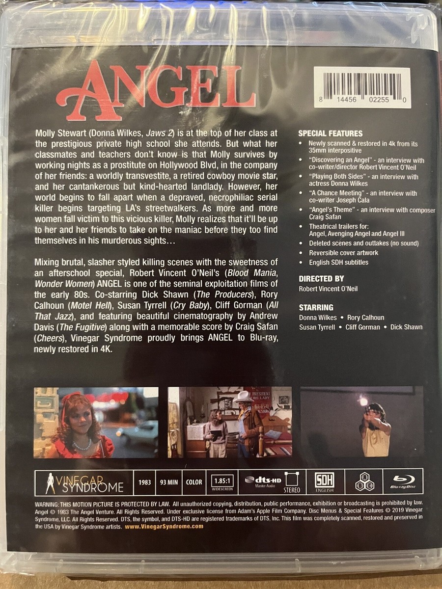 Angel (1984) Avenging Angel (1985) Angel III Triple Blu-ray Pack