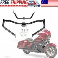 Chopped Engine Guard Crash Bar Fairing Suppor...