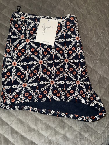 JOIE Jacobella Embroidered Shorts Black Orange White Size 6 NWT - Picture 3 of 3