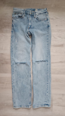 jeans 152 mädchen hm blau gerade straight