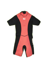 Hevto Pink Black Recreational Wet suit 14 Girls New