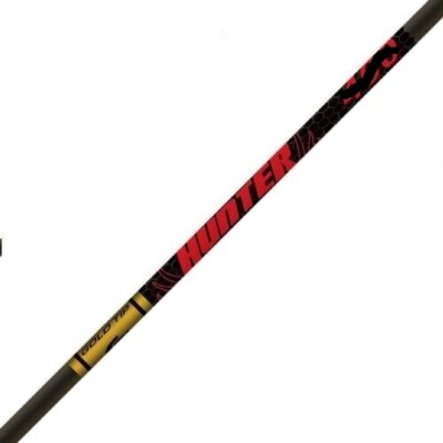 HUNTER  SHAFTS  NOCKS AND INSERTS  GOLD TIP  (  3 DOZEN )