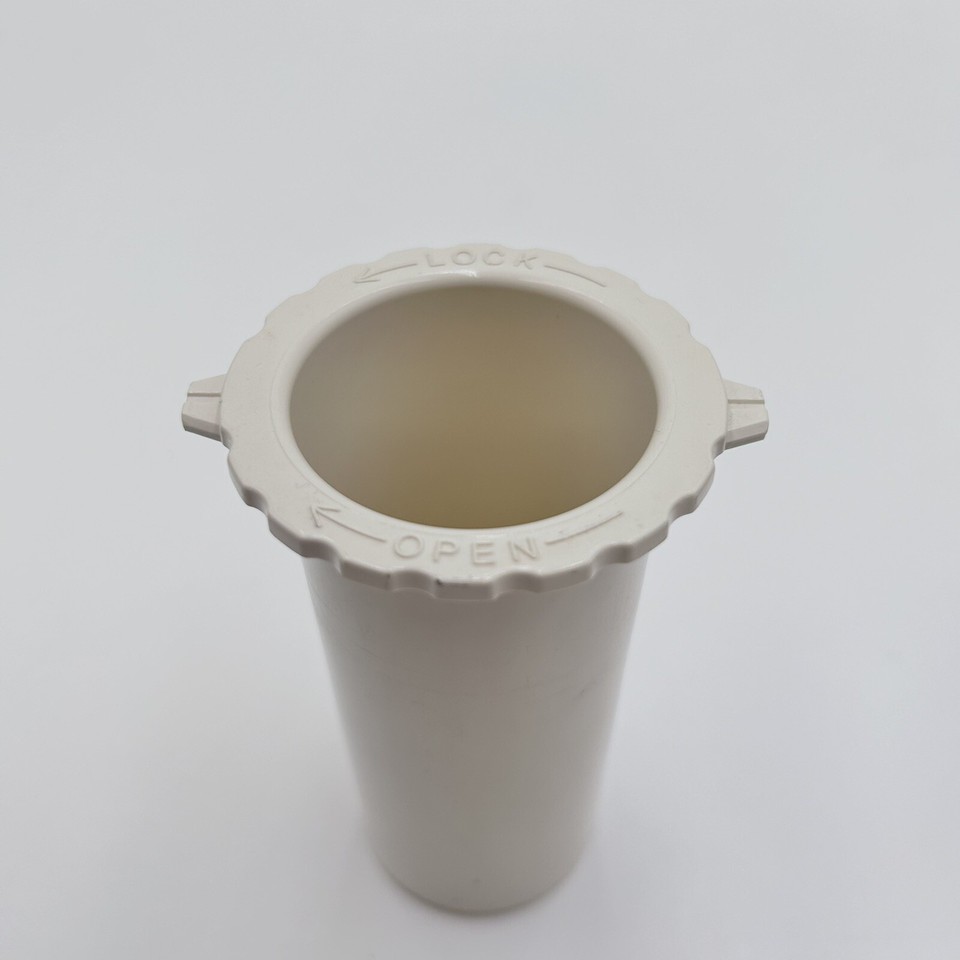 Vintage Cuisinart DLC8 Plus Lid Chute And Pusher Amber Replacement