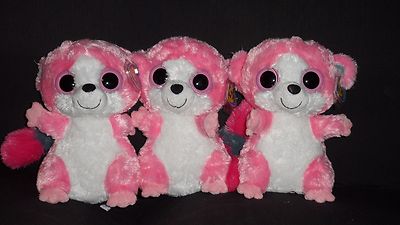 2009年製 Ty Beanie Boos「バブルガム」ピンクのブッシュベイビー Bubblegum the Lemur AUK Exclusive TY Beanie Boo - Etsy Israel