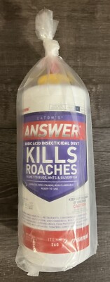 NEW! JT Eaton's Answer Boric Acid Sodium Salts Insecticidal Dust Kills Roaches