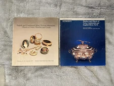 SOTHEBY'S AUCTION CATALOG LOT OF 2 - 1979 1981 WATCHES SILVER CLOCKS MINIATURES