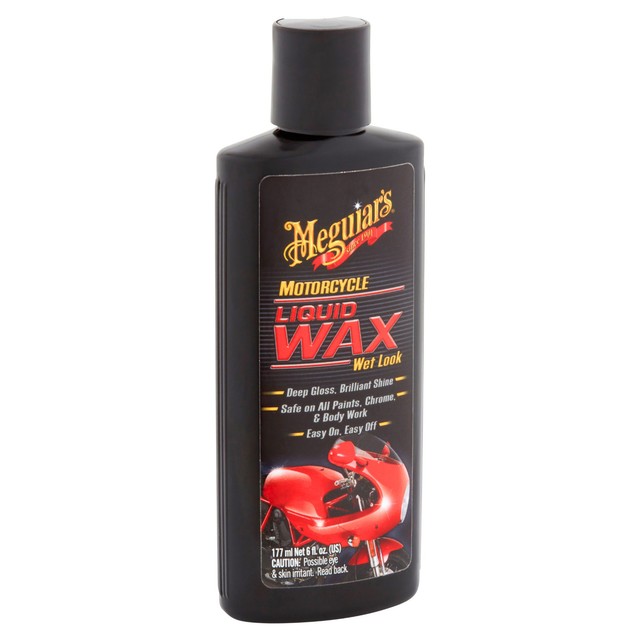 Meguiar's Motorcycle Bike LIQUID WAX Wet Look DEEP GLOSS Safe on All Paints HQ eBay