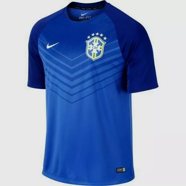 MEN'S NIKE BRAZIL BRASIL NATIONAL 2014/2015 FOOTBALL SOCCER SHIRT JERSEY  SIZE XL