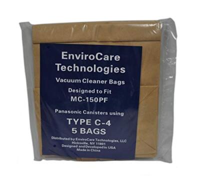 Envirocare Vacuum Bags Designed to Fit Panasonic Type C-4 Canister Vacuum 148