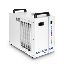 110V CW-5200DH Industrial Water Chiller - 8KW Spindle/100W Laser Tube PICK-UP