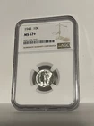 1945 Mercury Dime NGC MS67+