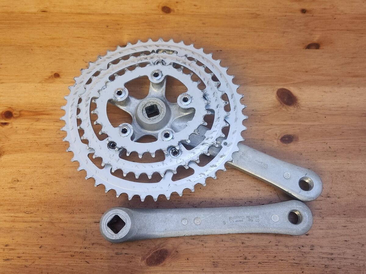 Shimano Deore MT60 Crankset 175mm 48/38/28 Biopace Shimano Deore MT60 Crankset 175mm 48/38/28 Biopace