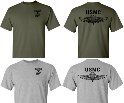 US Marine Corps Airborne T-Shirt, USMC 