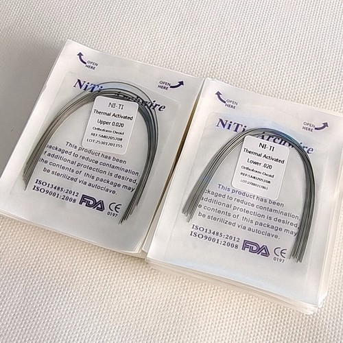 Dental Orthodontic Arch Wire Heat Thermal Activated /Niti/Stainless Steel - Picture 2 of 46