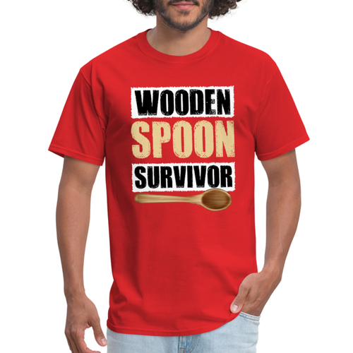 Wooden Spoon Survivor T-Shirt (Funny Graphic Tee Shirt) - Picture 55 of 65