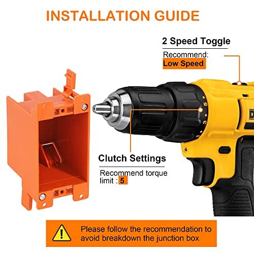 3 Pack Single Gang Electrical Outlet Box14 Cubic Inch Junction Boxold ...
