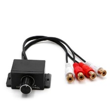 Universal Car Bass Boost RCA Level Remote Volume Control Knob US