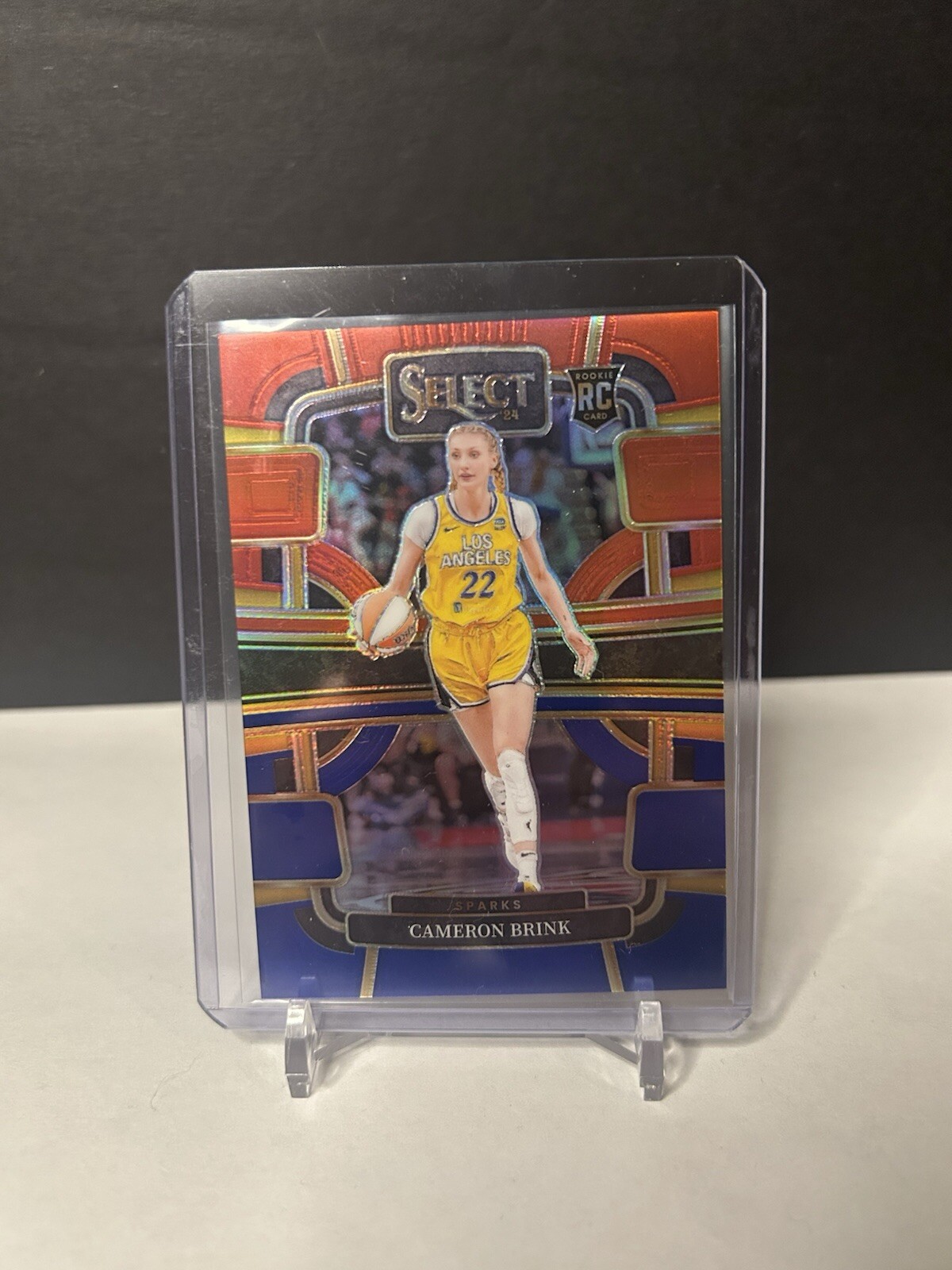 2024 Panini Select WNBA Cameron Brink RC Blue Red Prizm /399 Concourse Level
