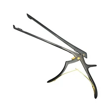 Kerrison Rongeur, 8", 5mm Upbite 40 Deg Angled Forward, Black Coated, XPRS Clean