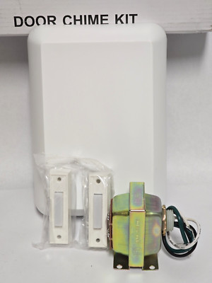 CRAFTMADE CK1000-W BUILDER WHITE CHIME KIT 2 WHITE LED PUSHBUTTONS,TRANSFORMER