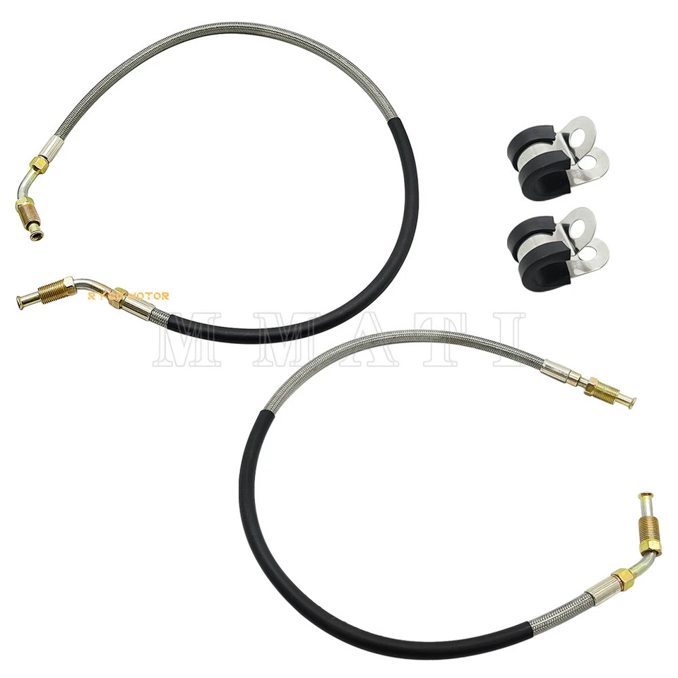 Linha de mangueira de freio dianteira esquerda e direita para Polaris Magnum 325 425 500 Worker 335 500 - Imagem 2 de 4