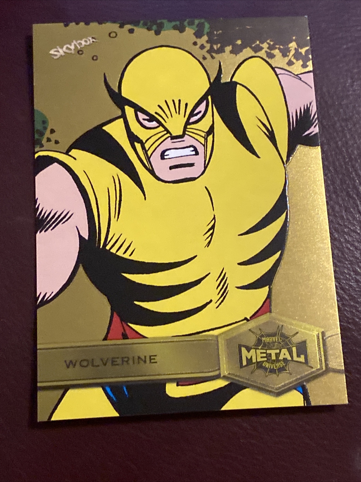 WOLVERINE 2022 Marvel Metal Universe Spider-Man Yellow FX High Series #200