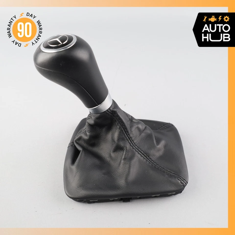 12-16 Mercedes R172 SLK250 SLK300 palanca de cambios perilla bota cubierta negra OEM 40k Foto 4 de 4