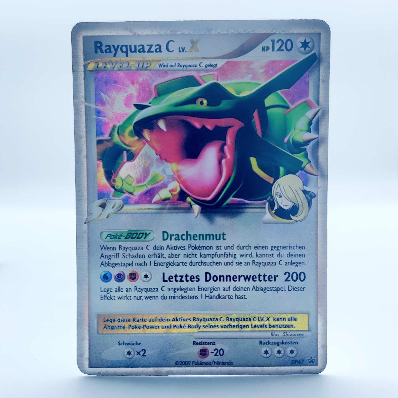 Pokemon TCG Rayquaza C LV.X DP47 Black Star Promo German Card