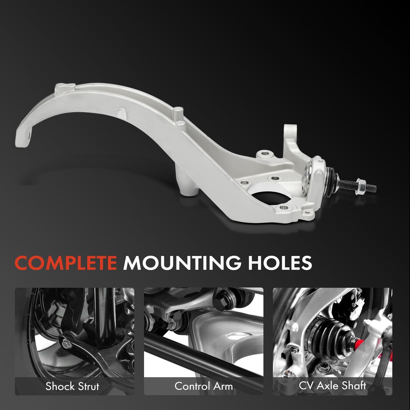 Front Passenger RH Side Steering Knuckle for Jaguar S-Type Base 2000 2001 2002