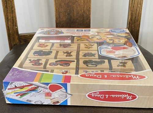 Melissa & Doug PAW Patrol Wooden Stamps 25 Pieces Activity Pad - New - Picture 8 of 11