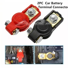Copper Car Battery Terminals Cable Ends Connector Clamp Negative and positive