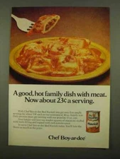 1975 Chef Boy-Ar-Dee Ravioli Ad - Hot Dish