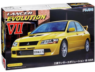 Fujimi 1/24 Mitsubishi Lancer Evolution VII GSR  Plastic Model Kit