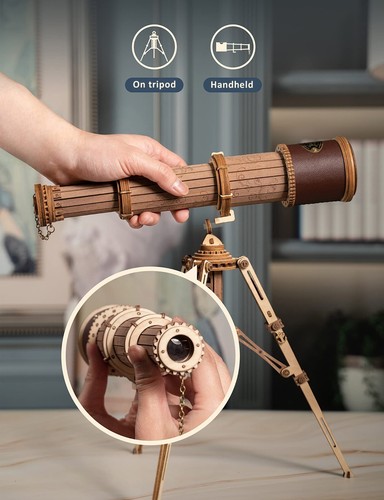 ROKR 3D WOODEN Puzzles Solar System Mechanical Build Model Kit Kids