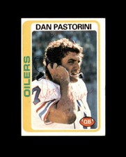 Dan Pastorini Hand Signed 1978 Topps Houston Oilers Autograph