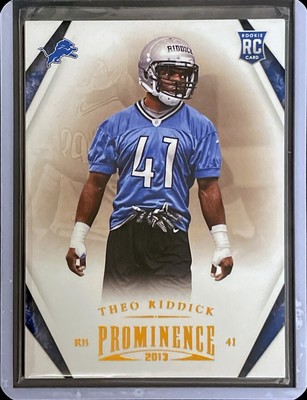 Theo Riddick - 2013 Panini Prominence Football - Rookie #191