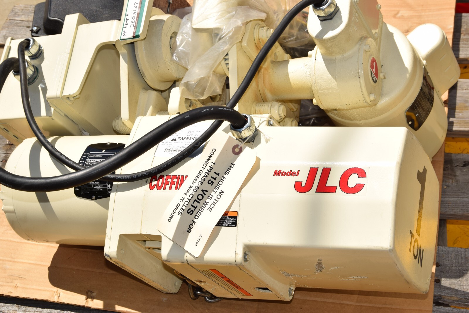 Coffing JLC 1 Ton Electric Hoist w/ Trolley JLCMT20161 JLC2016151