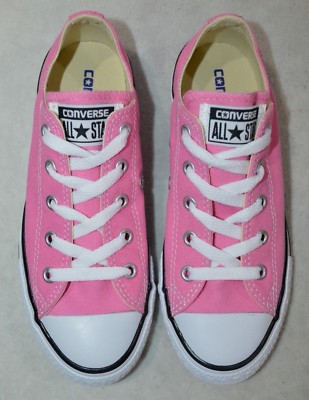 Converse Girl's Chuck Taylor All Star OX Pink Sneakers - Size 11/3