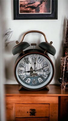 Wecker 14-84 Tischuhr Nostalgie Antik Vintage Retro Metall