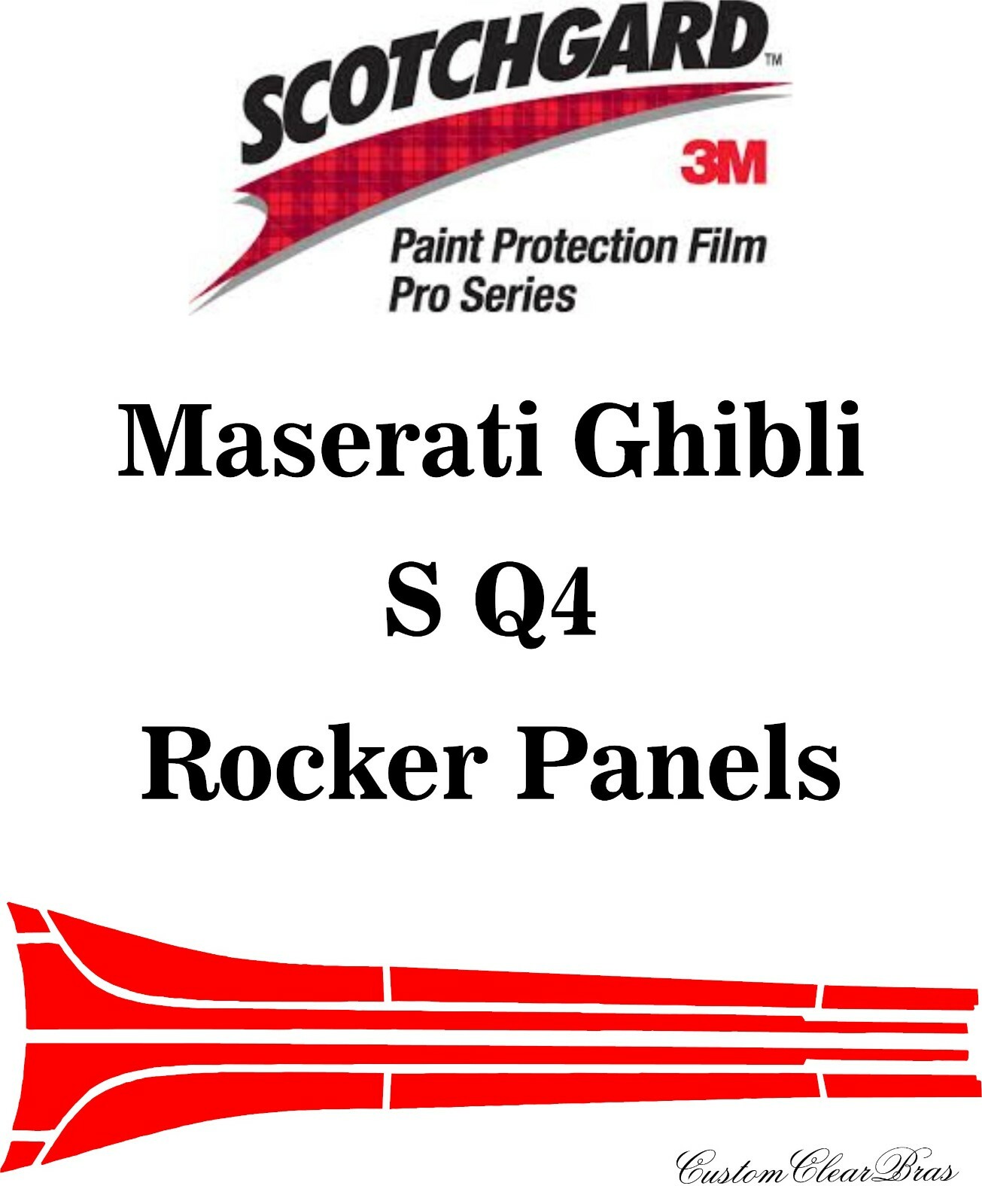 3M Scotchgard Paint Protection Pro Series 18 2019 2020 2021 Maserati Ghibli S Q4