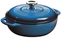 Lodge Color Ec3d33 Enameled Cast Iron Dutch Oven, Caribbean Blue, 3-quart , New, on sale Lodge Color Ec3d33 Enameled Cast Iron Dutch Oven, Caribbean Blue, 3-quart , New, on sale
