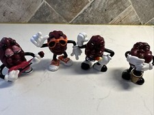 KFC California Raisins Set of 4 1987 NEW