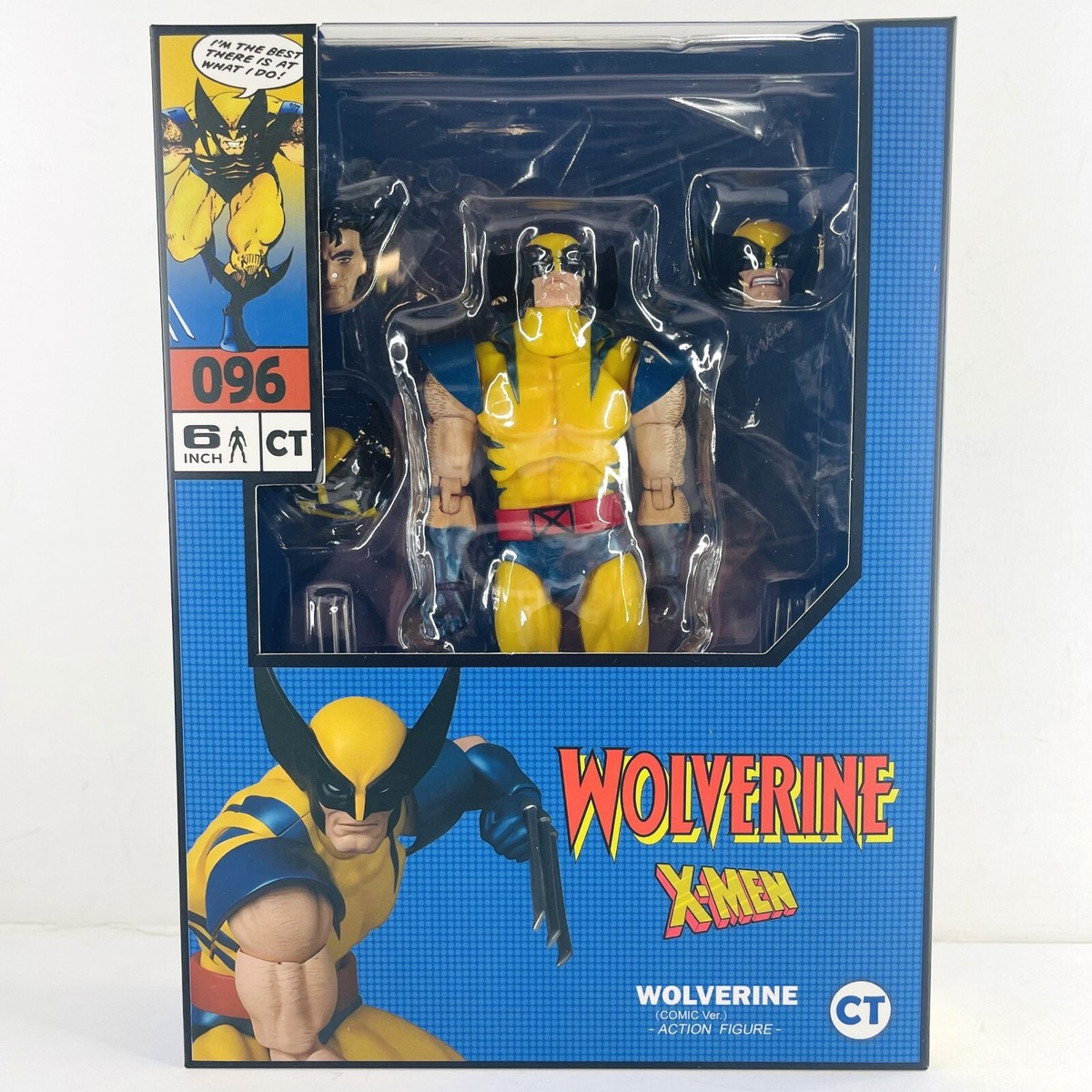 Wolverine X-Men Comic Version w/Accessory 6" Action Figure CT Toys #096 New Box View 2