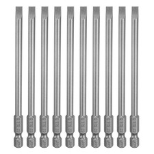 10pcs SL5.0 Slotted Screwdriver Bits 4.33 Mag...