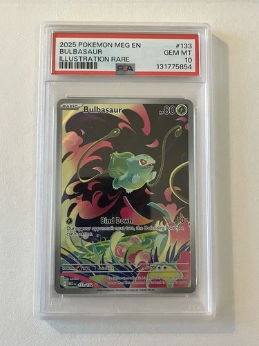 Bulbasaur 133/132 Me01: Mega Evolution Holo IR Psa 10